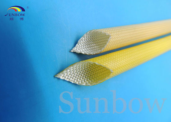 China SUNBOW RoHS 155C F Dielectric Insulation PU Fiberglass Sleeving for Motors fornecedor