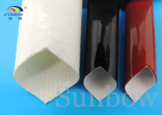 China Luva da borracha de silicone/chama Sleeving fibra de vidro do silicone - retardador 0.5mm ~ 30.0mm fornecedor