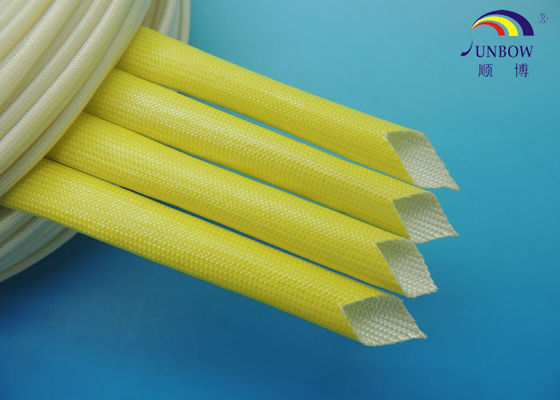 China Prenda a fibra de vidro acrílica revestida resina da isolação que Sleeving para o motor elétrico 4.0KV da classe de F fornecedor