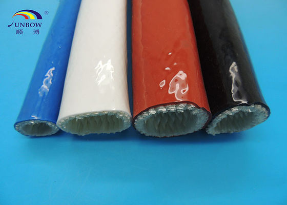 China O silicone resistente ao calor revestiu a luva de vidro da tela do desempenho à prova de fogo Eco-amigável fornecedor