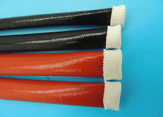 China H classifica a luva expansível da fibra de vidro dos motores revestida com a resina de silicone -60ºC ~ 180ºC fornecedor