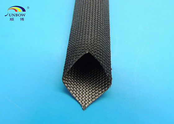 China 400 fibras de vidro de alta temperatura pretas do ℃ ou brancas flexíveis que Sleeving para cabos fornecedor