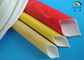 Polyurethane Fiberglass Sleeving/PU coated sleeves/ insulating tubes fornecedor