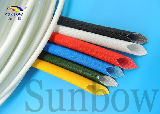China fornecedores Sleeving de isolamento China da fibra de vidro do silicone do fio elétrico de 4.0mm fornecedor