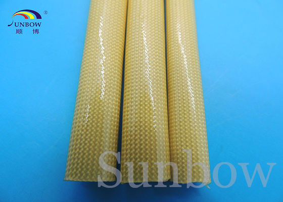China luva revestida da fibra de vidro da resina de 4kv Polyurthane para o chicote de fios do fio fornecedor