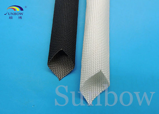 China O vidro de fibra de Unvarnish Sleeves o preto Sleeving trançado fibra de vidro fornecedor