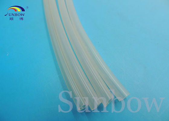 China Branco claro preto de borracha feito sob encomenda resistente ao calor do tubo 200C de silicone da extrusão fornecedor