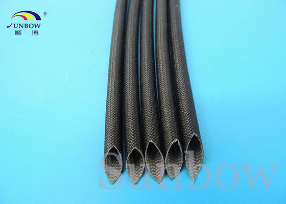 China Silicone Rubber Coated High Temperature Silicone Fiberglass Sleeving Sleeve fornecedor