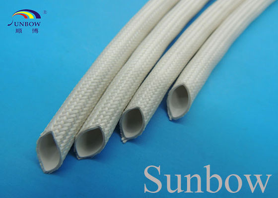 China Tubo de borracha expulso de silicone reforçado com a trança não alcalina da fibra de vidro fornecedor