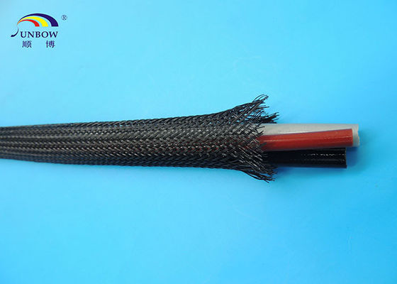 China O ANIMAL DE ESTIMAÇÃO de ROHS trançou as luvas do cabo do tubo da malha para a proteção do cabo fornecedor
