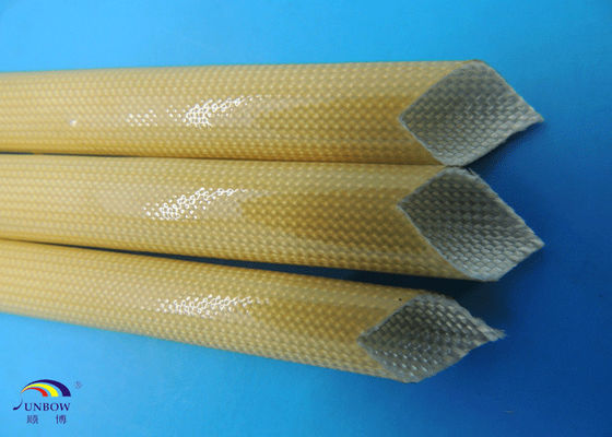 China A fibra de vidro flexível da trança que Sleeving com plutônio revestiu para equipamentos de aquecimento fornecedor
