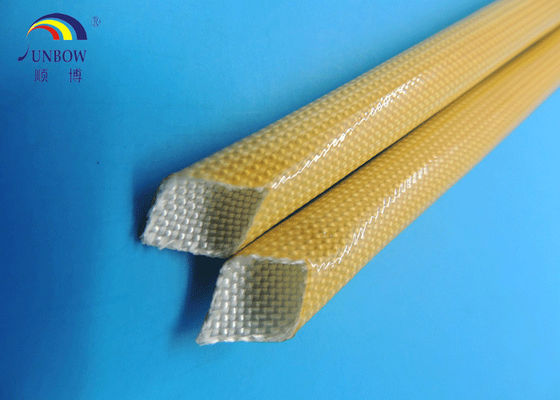 China Óleo Sleeving da fibra de vidro do poliuretano da classe de F resistente para a gestão do cabo bonde fornecedor