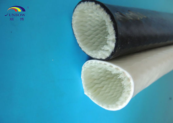 China A resina de silicone Eco-amigável revestiu -65℃ Sleeving trançado fibra de vidro ~ 260℃ fornecedor