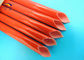 Vermelho ou costume Sleeving trançado do material de isolamento do cabo elétrico da fibra de vidro dos isoladores fornecedor