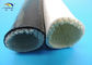 Luva trançada uso da fibra de vidro da planta de aço com o resistente de alta temperatura da tampa do silicone fornecedor