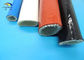 Luvas protetoras da fibra de vidro do fogo com identificação do revestimento de borracha de silicone 100mm fornecedor