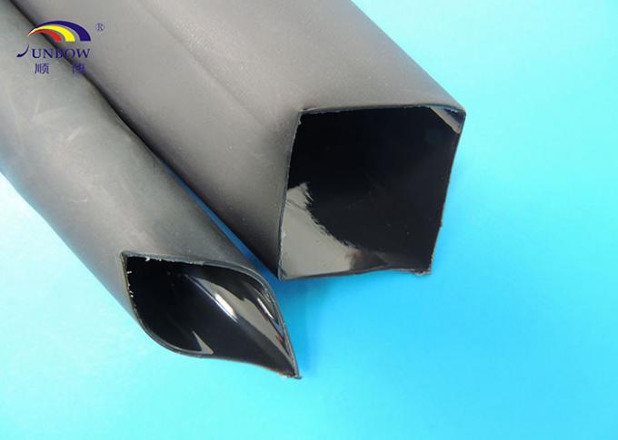 Calor flexível - tubulação shrinkable do Polyolefin com preto Meltable do forro 12.7mm