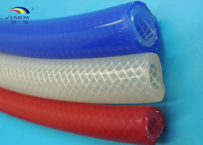 Luva trançada reforçada silicone da fibra de vidro para a proteção térmica do alimento e da bebida